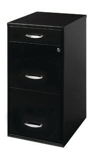 lot 560 image: Space Solutions 3 Drawer Letter Width Vertical File Cabinet with Pencil Drawer