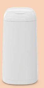 lot 565 image: Diaper Genie Classic Plastic Pail with 1 Refill, Holds up to 165 Infant Diapers