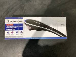 lot 294 image: Brookstone Heating Percussion Body Massager