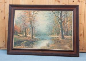 lot 75 image: Vintage Robert Wood 1956 - October Morn