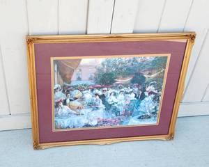 lot 50 image: At The Ritz Wall Art