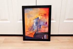 lot 147 image: Hand Painted Abstract Art by Joyce Johannes