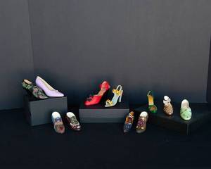 lot 88 image: Miniature Shoe Collection