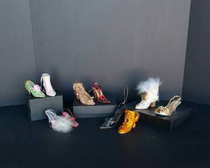 lot 89 image: Miniature Shoe Collection Ornaments