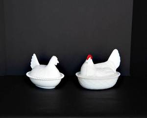 lot 97 image: Vintage Hen on Nest