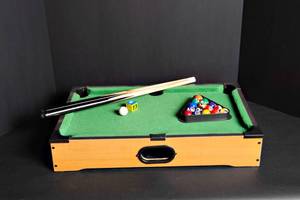 lot 166 image: Miniature Pool Table Set