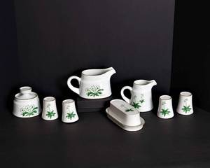 lot 136 image: Vintage Noritake Stoneware Mountain Flowers Tableware
