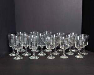 lot 199 image: Monogrammed Water and Wine Goblets