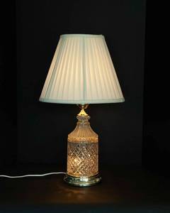 lot 212 image: Glass Table Lamp