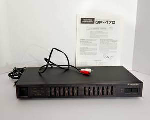 lot 159 image: Pioneer Graphic Equalizer GR-470 with Owners Manual.