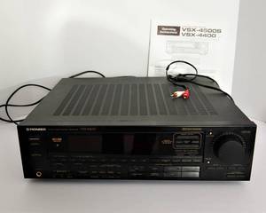 lot 160 image: Pioneer AudioVideo Stereo Receiver Model VSX-4400 with Owners Manual