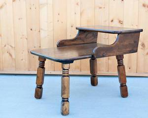 lot 203 image: Vintage Wood Side Table