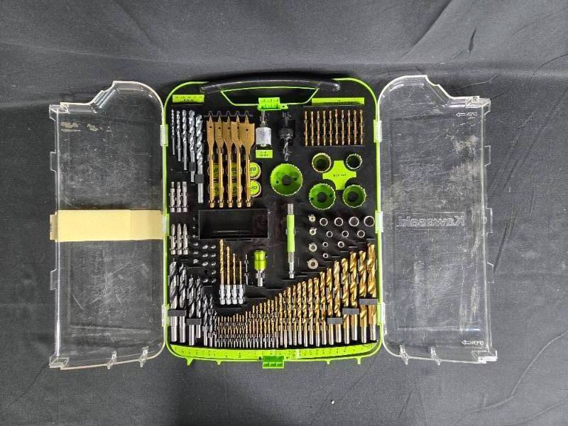 Kawasaki 116-Piece Titanium Power Drill Bit Set - Handy Tool