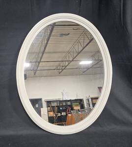 lot 22 image: Carolina Mirror Oval Framed Wall Mirror