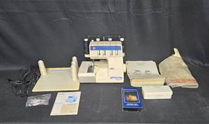 lot 4A image: White Superlock Serger Model 734DW