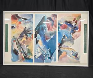 lot 211 image: Framed Limited Edition Artwork - Palmate Panther
