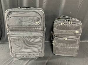 lot 13 image: Set of 2 American Tourister Rolling Luggage - Large Wheeled Suitcase and Smaller Carry-On