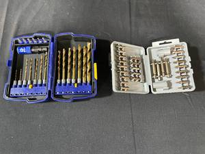lot 62 image: Assorted Drill Bit and Screwdriver Bit Sets - Kobalt & Craftsman