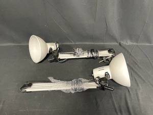 lot 160 image: Set of 2 Unopened Adjustable Task Lamps - White Finish