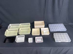 lot 175 image: Assortment of Storage Bins and Organizers - Variety Pack of 10
