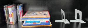 lot 186 image: Collection of Assorted Books and DVDs with Bookends