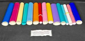 lot 225 image: Assortment of 15 Vinyl Rolls for Craft Cutting Machines - Various Colors