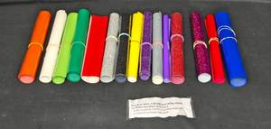 lot 228 image: Set of 15 Rolls of Vinyl for Crafting - Compatible with Cricut and Silhouette Machines