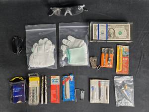 lot 230 image: Assortment of Hand Tools and Accessories - Includes Masks, Gloves, and More