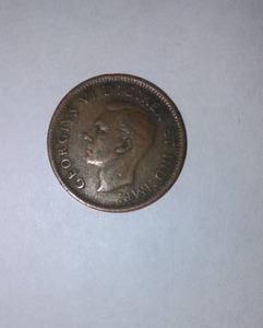 lot 404 image: Canada 1944 King George VI One Cent. Penny.