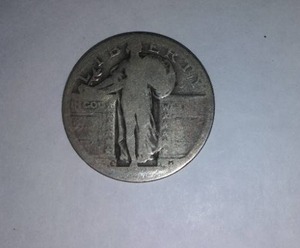 lot 427 image: STANDING LIBERTY Quarter 1972.