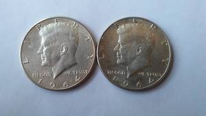 lot 433 image: Kennedy 1964 Silver HALF Dollar (2).