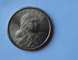 lot 450 image: Sacagawea 2000 Dollar Coin.