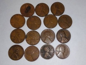 lot 472 image: Lincoln WHEAT One Cent Penny (15).