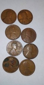 lot 486 image: Lincoln WHEAT 1919 One Cent Penny (8).