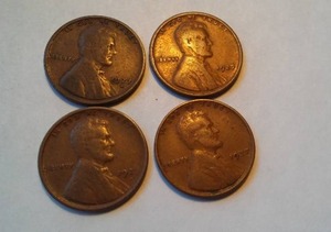 lot 488 image: Lincoln WHEAT 1927 One Cent Penny (4).