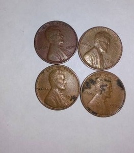 lot 491 image: Lincoln WHEAT 1937 One Cent Penny (3).