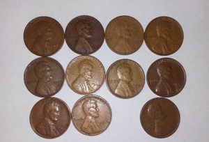 lot 493 image: Lincoln WHEAT 1940 One Cent Penny (11).