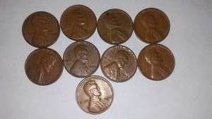lot 502 image: Lincoln WHEAT One Cent Penny (9).