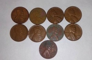 lot 504 image: Lincoln WHEAT One Cent Penny (9).