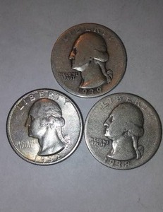 lot 538 image: Washington Silver Quarter (3).