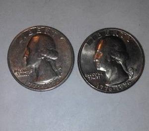 lot 542 image: Washington 1776-1976 BICENTENNIAL Quarter (2).
