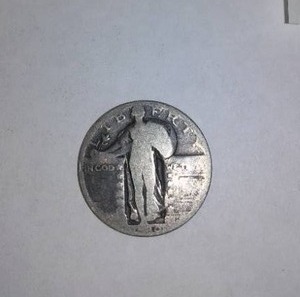 lot 548 image: STANDING LIBERTY Silver Quarter (2) Unknown Years.