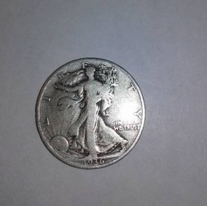lot 549 image: WALKING 1936 LIBERTY Half Dollar Coin.