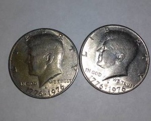 lot 559 image: Kennedy 1776-1976 HALF Dollar BICENTENNIAL Coin (2)