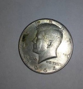 lot 561 image: Kennedy 1964 HALF Dollar Coin.