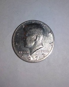 lot 570 image: Kennedy 1973 HALF Dollar Coin.