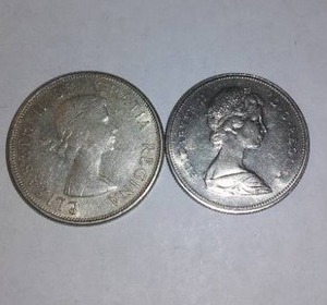 lot 588 image: Canada Silver 50 Cent Coin (2).