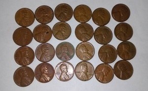 lot 513 image: Lincoln WHEAT 1957 One Cent Penny (24).