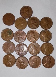 lot 512 image: Lincoln WHEAT 1955 One Cent Penny (17)