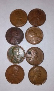 lot 510 image: Lincoln WHEAT 1954 One Cent Penny (8)